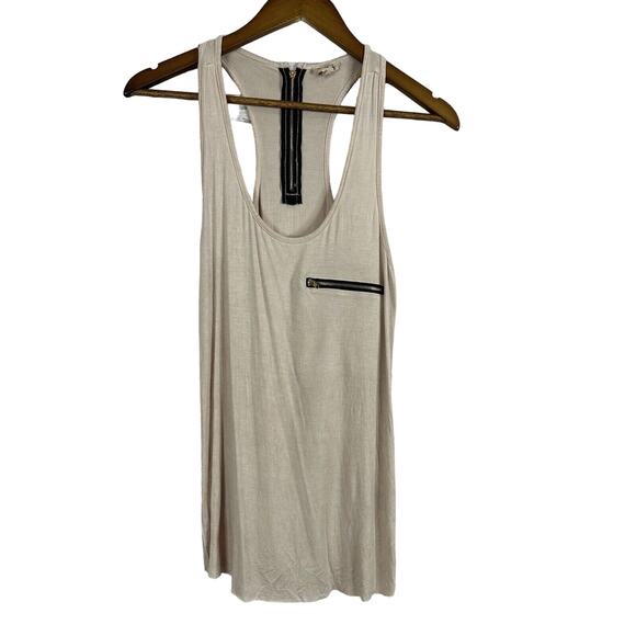 POL Tops - POL Tank Top Shirt Womens Small Pink Casual Minimalist Soft Stretch Zipper